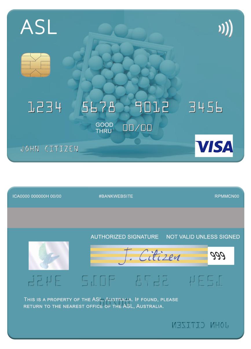 Australia Australian Settlements Limited (ASL) visa card